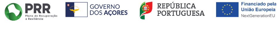 PRR — Plano de Recuperação e Resiliência, Governo dos Açores, República Portuguesa, União Europeia NextGenerationEU